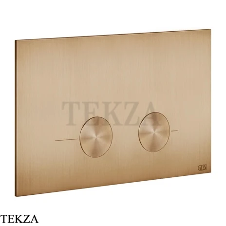 Gessi Total look Клавиша смыва для инсталляции SANIT, Villeroy&Boch, 54619-726, Warm Bronze Br. PVD