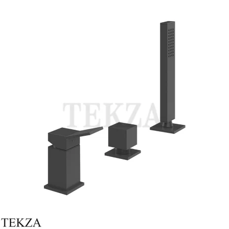 Gessi RETTANGOLO K Смеситель для ванны, без излива 53043-299, Black XL