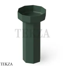 Dea Design Pedestal Basin Раковина напольная Solid Surface DD2025 480 11, Dark Green №11
