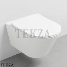 Cielo Mare Унитаз подвесной без ободка 2.0.1, сиденье микролифт, MRVSK TL, Talco белый матовый