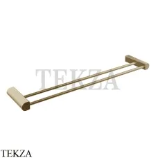 Gessi RILIEVO Держатель для банного полотенца двойной 59405-726, Warm Bronze Br Gessi RILIEVO Держатель для банного полотенца двойной 59405-726, Warm Bronze Br