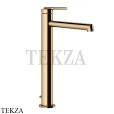 Gessi INGRANAGGIO Смеситель для раковины длинный, с донным клапаном 63505-735, Warm Bronze PVD