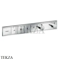 Hansgrohe RainSelect Термостатический модуль, 4 потока, внешняя часть 15382000, хром глянец Hansgrohe RainSelect Термостатический модуль, 4 потока, внешняя часть 15382000, хром глянец