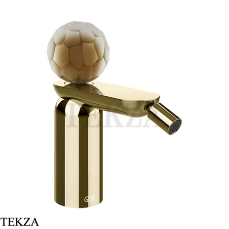 Gessi Perle Смеситель для биде без донного клапана 74468-710, шампань глянец