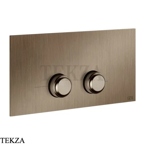 Gessi VENTI20 Клавиша смыва для инсталляции Viega Prevista 54661-761, Coffee Bronze Br. PVD
