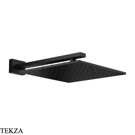 Gessi Rettangolo shower Верхний душ с кронштейном 15185-187, Aged Bronze