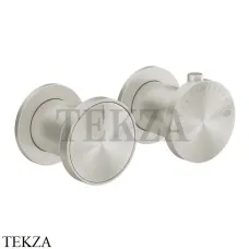 Gessi Origini NEUTRAL Термостат для душа 3 потока, внешняя часть 66136-720, Nickel PVD