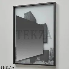 Antonio Lupi COLLAGE307 Зеркало с печатью, в алюминиевой раме в отделке бронза