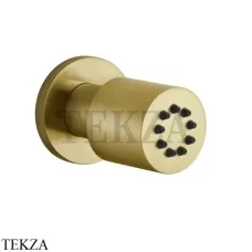 Gessi INCISO SHOWER Боковая форсунка поворотная 13375-716, Gold Br. PVD