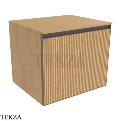 Flaminia Cubika модуль хранения подвесной 60×50×50 см, 1 ящик и внутренний ящик, натуральный дуб Rovere Naturale Greca