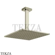 Gessi Rettangolo shower Верхний душ с потолочным кронштейном 15186-720, Nickel PVD