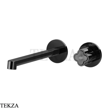 Gessi Ludovica Смеситель для раковины, внешняя часть 76288-706, black хром глянец