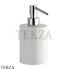 Bagno & Associati Carmen Дозатор настольный, керамика белая CR 728 51, хром глянец