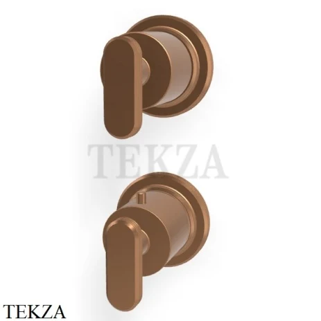 FIMA Carlo Frattini Park Line Термостат для душа, 2-3 потока, внешняя часть F1333N7ZS, Brushed Amber Bronze