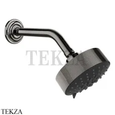 Gessi VENTI20 Верхний душ 129 с настенным креплением 65158-706, Black Metal PVD