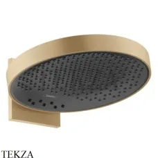Hansgrohe Rainfinity Верхний душ 360 3jet с настенным креплением 26234140, Brushed Bronze