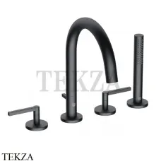 Kludi NOVA FONTE Puristic Смеситель для ванны, комплект 204253915, черный матовый