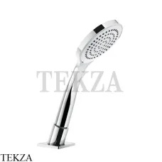 Gessi RILIEVO Душевой комплект на борт ванны, лейка, шланг 59127-031, хром глянец