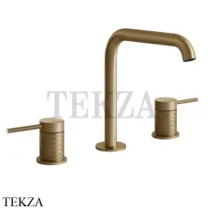 Gessi 316 MECCANICA Смеситель для раковины, без сливного гарнитура 54212-726, Warm Bronze Br