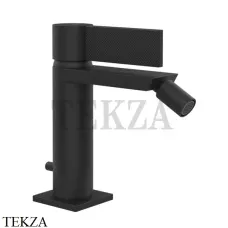 Gessi Inverso Diamantato Смеситель для биде, с донным клапаном 73607-299, Matte Black