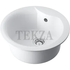 Omoikiri Yasugata 48R Кухонная мойка Tetogranit круглая 4993133 белый
