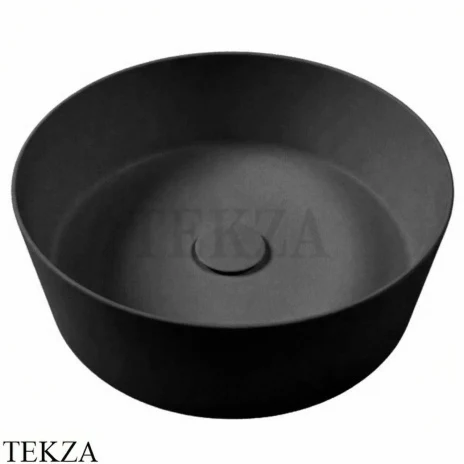 Hatria HAPPY HOUR 07:00 Slim Раковина накладная, без перелива A0Y1VG08, антрацит