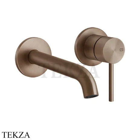 Gessi 316 FLESSA Смеситель для раковины, внешняя часть, 11-14 см 54083-708, Copper Brushed PVD