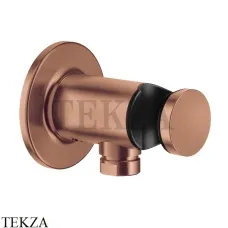 Gessi INCISO SHOWER Держатель для душа с выводом для шланга 58161-030, Copper PVD