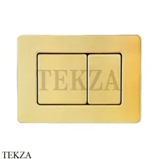 Boheme Кнопка смыва нержавеющая сталь для Geberit 650-G, gold Золото глянец