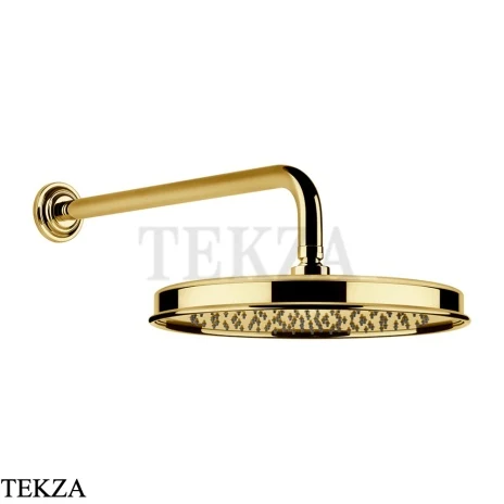 Gessi VENTI20 Верхний душ 300 с настенным креплением 65149-246, Gold PVD