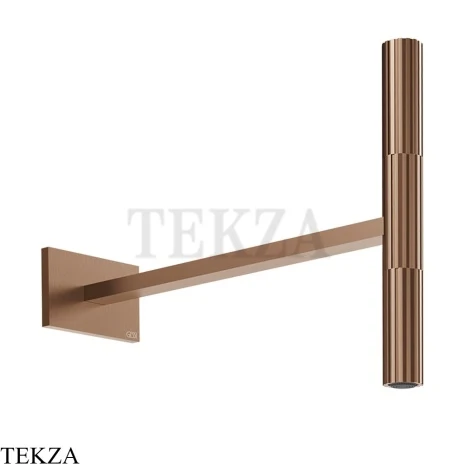 Gessi Incastri Верхний душ с держателем из стены 75148-708, медь Brushed