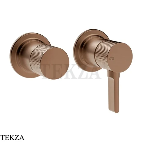 Gessi INCISO SHOWER Смеситель для душа, 1 поток, внешняя часть 58077-708, Copper Brushed PVD