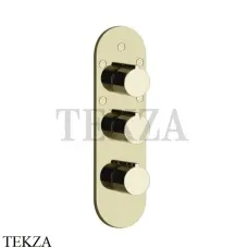 Gessi Ingranaggio-Anello Термостат для душа, 5 потоков, внешняя часть 43072-710, Brass PVD