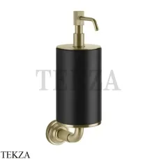 Gessi VENTI20 Дозатор для жидкого мыла настенный черный 65414-727, Brushed Brass