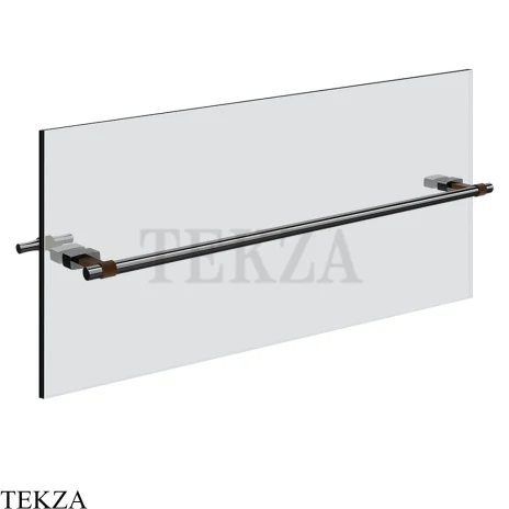 Gessi Jacqueline Полотенцедержатель для крепления на стекло, 60 см 77515-706, black хром глянец