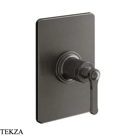 Gessi VENTI20 Смеситель для душа, 1 поток, внешняя часть 65061-707, Black Metal Brushed PVD
