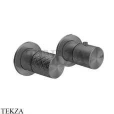 Gessi Habito INTRECCIO Термостат для душа на 3 потока, внешняя часть 70136-706, Black Metal