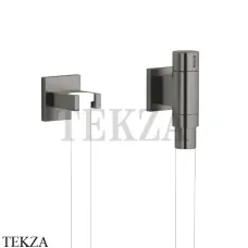 Dornbracht WATER TUBE Kneipp-настенное присоединительное колено с держателем 27821979-99, Dark Platinum matt