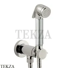 Bossini Talita Set BRASS Гигиенический душ с прогрессивным смесителем E37006B.094, никель Brushed