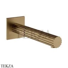 Gessi Incastri Излив для ванны настенный монтаж 75103-791, Deep Bronze Brushed PVD