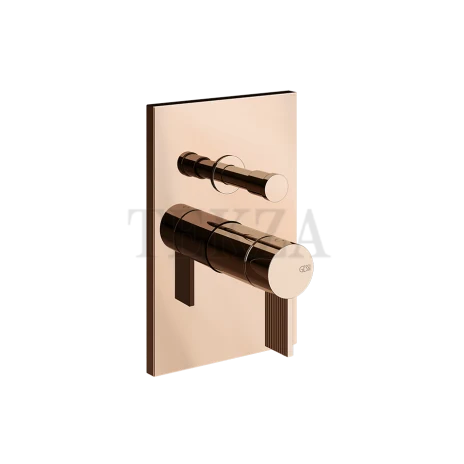Gessi Inverso RIGATO Смеситель для душа, 2 потока, внешняя часть 73579-030, Copper PVD