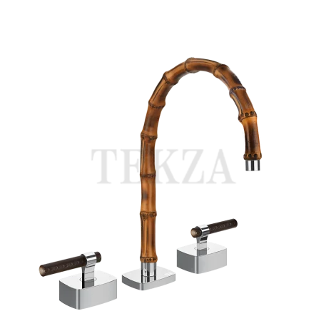 Gessi Jacqueline Смеситель для раковины на 3 отв., без донного клапана 77215-031, хром глянец