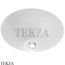 Villeroy & Boch Loop&Friends Раковина встраиваемая снизу D33, с переливом 61803301, белый глянец