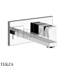 Gessi Rettangolo Смеситель для раковины на планке длинный, внешняя часть 44838-031, хром глянец