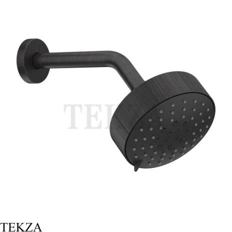 Gessi INGRANAGGIO Верхняя лейка D12,9 с кронштейном из стены, 63556-187, Aged Bronze