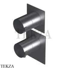 Ritmonio Dot316 Термостат для душа на 2-3 потока, внешняя часть PR50HG202 IBX, Black Stainless Steel