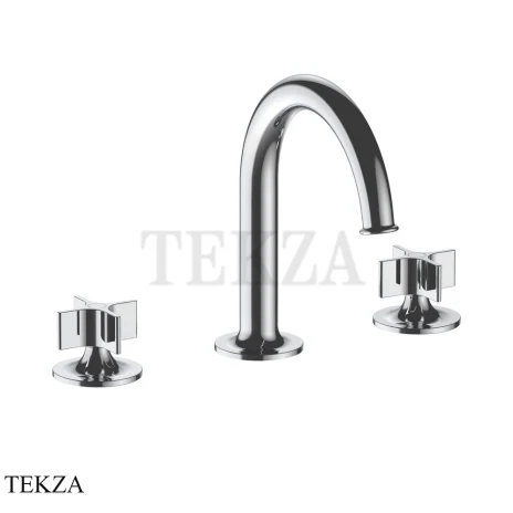 Fantini Flora Смеситель для раковины, с донным клапаном 7602J607, хром глянец