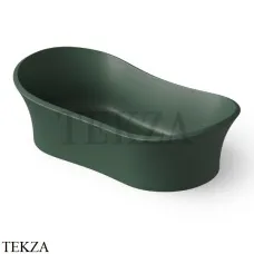 Dea Design Washbasins Раковина настольная 66х34,5 Solid Surface DD9024 660 11, Dark Green №11