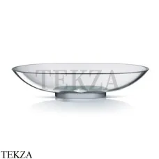 ARTELINEA Milano oval Раковина накладная овальная, B100 27, стекло прозрачное