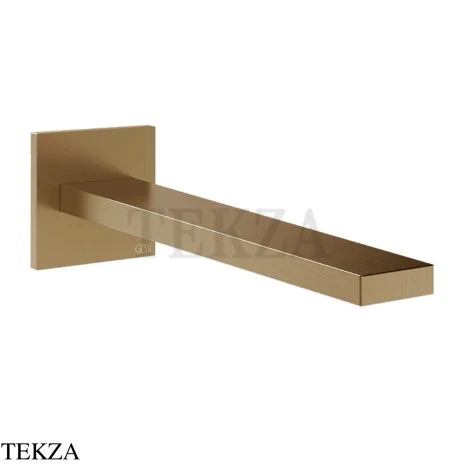 Gessi Inverso RIGATO Излив для раковины на стену под размер 73104-791, Deep Bronze Brushed PVD